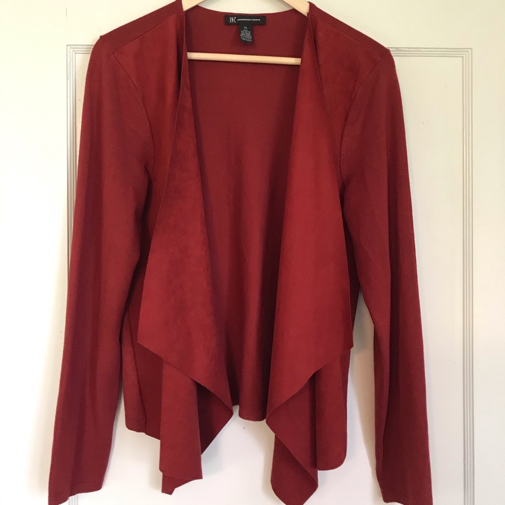 INC Butterfly Lapel Cardigan